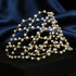 Fashionable Handmade Imitation Pearl Hairband Mesh Hair Vine Party Banquet Women's Headwear