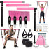 12pcs Pilates Bar Kit with 4 Resistance Bands (160LBS) for Home Gym, Yoga, Squats, And Full Body Shaping - Workout for Legs, Glutes, Waist, And Arms