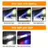 High Power LED Flashlights With Display Screen Zoom Tactical Torch Portable Rechargeable Lamp with Emergency Side Light Lantern