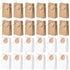 10/20/30pcs Retro Kraft Paper DIY Gift Bag White Brown Cookie Wedding Favor Candy Box Food Packaging Bag With Rope Birthday Deco
