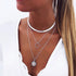 Tenande Vintage Clavicle Chain Necklaces Flowers Tassel Necklaces for Women Bohemian Jewelry Gifts