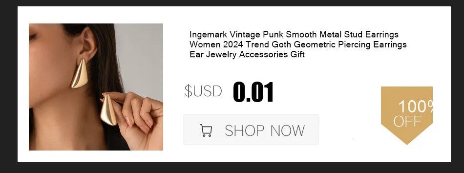 Ingemark Long Tassel Geometric Imitation Pearl Chain Clip Earrings No Pierced Ear Cuff Cartilage Elegant Female Women Jewelry