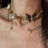 2024 New Vintage Necklace Double-Deck Pearl Tiger-Eye Luxury Court Style Unisex Choker for Women Men Couple Jewelry
