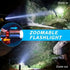 High Power LED Flashlights With Display Screen Zoom Tactical Torch Portable Rechargeable Lamp with Emergency Side Light Lantern
