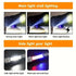 High Power LED Flashlights With Display Screen Zoom Tactical Torch Portable Rechargeable Lamp with Emergency Side Light Lantern