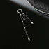 Korean Temperament Imitation Pearl Metal Chain Long Tassel C - Shaped No Ear Holes Earbone Clip for Women Clip Earrings Jewelry