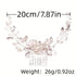 Crystal Rhinestone Flower Pearl Hair Comb Headband Tiara Hairpin For Women Bride Party Wedding Bridal Hair Accessories Jewelry