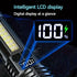 High Power LED Flashlights With Display Screen Zoom Tactical Torch Portable Rechargeable Lamp with Emergency Side Light Lantern