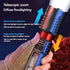 High Power LED Flashlights With Display Screen Zoom Tactical Torch Portable Rechargeable Lamp with Emergency Side Light Lantern
