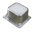 Large Capacity Coffee Knock Box Stainless Steel Coffee Shop Espresso Dump Bin Anti-slip Grind Waste Bin Coffee Grounds Bucket