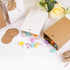 10/20/30pcs Retro Kraft Paper DIY Gift Bag White Brown Cookie Wedding Favor Candy Box Food Packaging Bag With Rope Birthday Deco