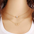 Tenande Vintage Clavicle Chain Necklaces Flowers Tassel Necklaces for Women Bohemian Jewelry Gifts
