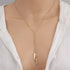 Tenande Vintage Clavicle Chain Necklaces Flowers Tassel Necklaces for Women Bohemian Jewelry Gifts
