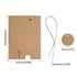 10/20/30pcs Retro Kraft Paper DIY Gift Bag White Brown Cookie Wedding Favor Candy Box Food Packaging Bag With Rope Birthday Deco