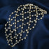 Fashionable Handmade Imitation Pearl Hairband Mesh Hair Vine Party Banquet Women's Headwear