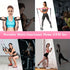 12pcs Pilates Bar Kit with 4 Resistance Bands (160LBS) for Home Gym, Yoga, Squats, And Full Body Shaping - Workout for Legs, Glutes, Waist, And Arms