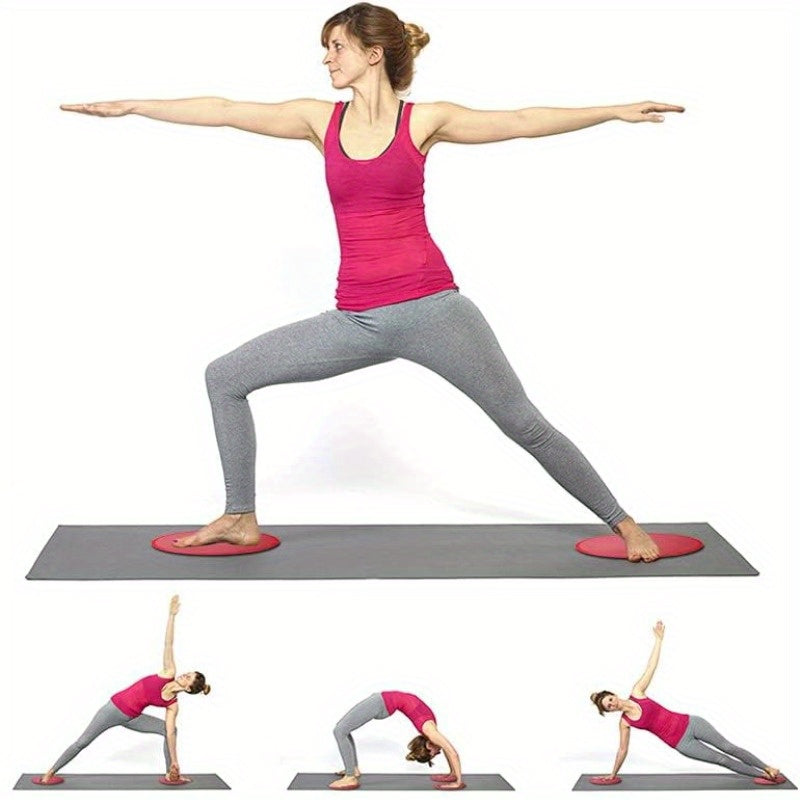 [Pilates Slide Discs] Suitable for 4 Seasons, 2pcs Pilates Slide Discs, Yoga Abs Fitness Foot Mat Sled Waist Trainer Slide Board for Hip Lifting And Core Strength Training