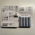 LADDA Rechargeable Batteries AA 1.2V 2450mAh TWO PACKS OF FOUR. Made in Japan