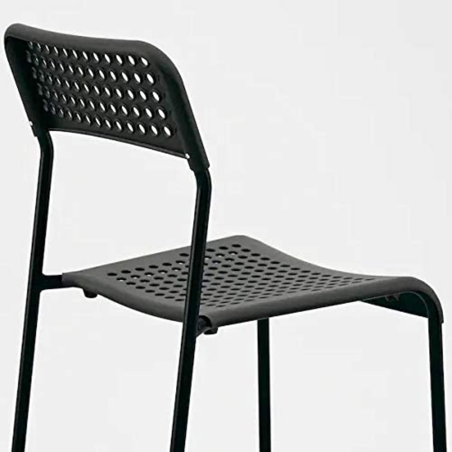 Ikea ADDE Chair, Black,(Pack of 2)