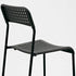 Ikea ADDE Chair, Black,(Pack of 2)
