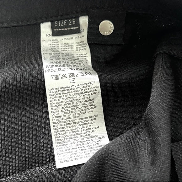 Diesel skirt size 26 black stretchy pencil