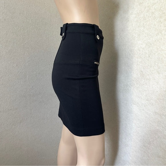 Diesel skirt size 26 black stretchy pencil