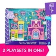 Littlest Pet Shop Prep 'n Party Double Playset Toy, Sparkle Deco, Includes Fan-Voted Pet
