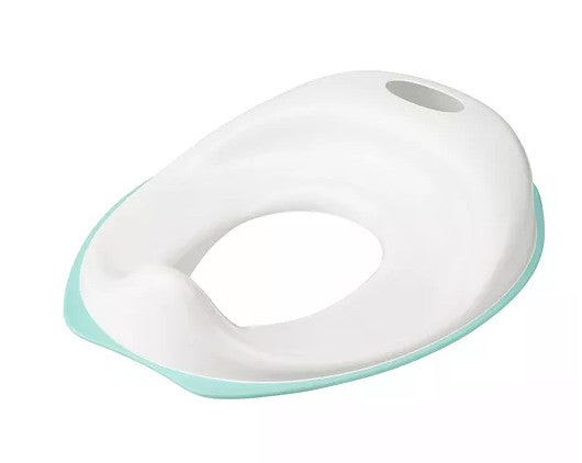 Brand New IKEA TOSSIG Toilet Seat White/Turquoise