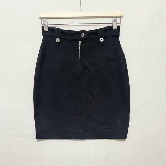 Diesel skirt size 26 black stretchy pencil