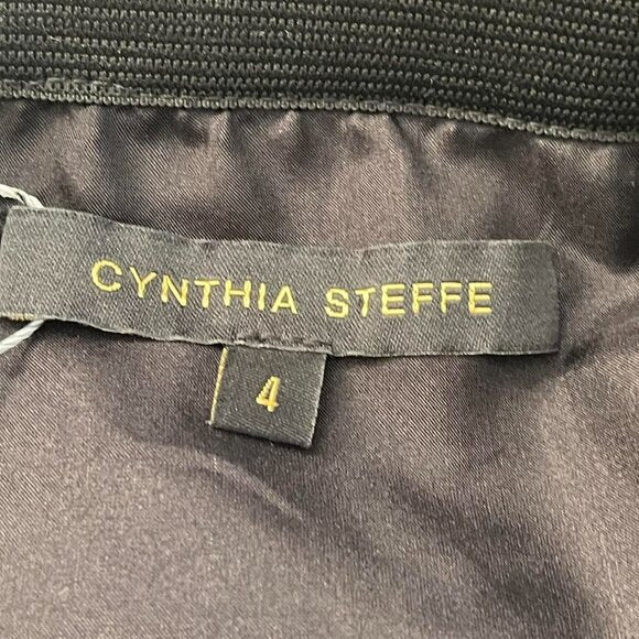 Black tiered ruffle skirt size 4 Cynthia Steffe