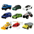 Matchbox Gift Set of 9 Cars or Trucks 1:64 Scale, Construction, Rescue or Planes (Styles May Vary)