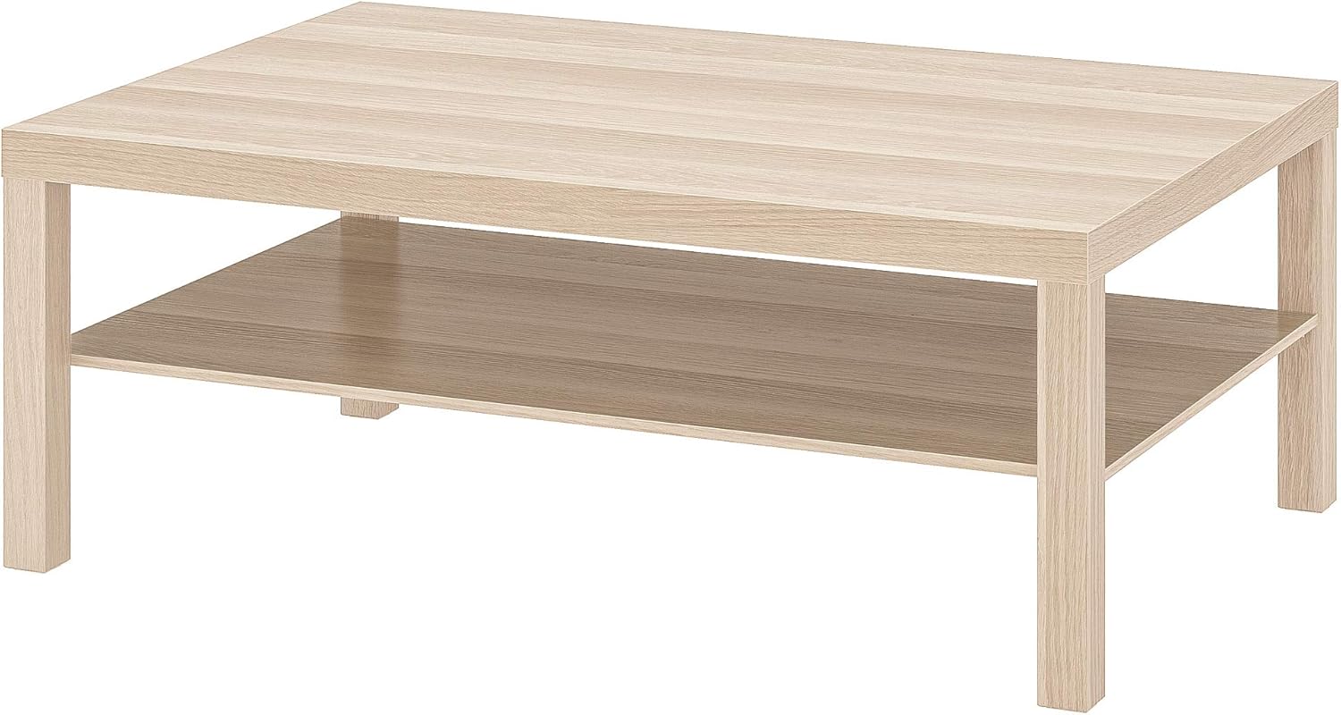 LACK Coffee Table, White Stained Oak Effect, 118x78cm