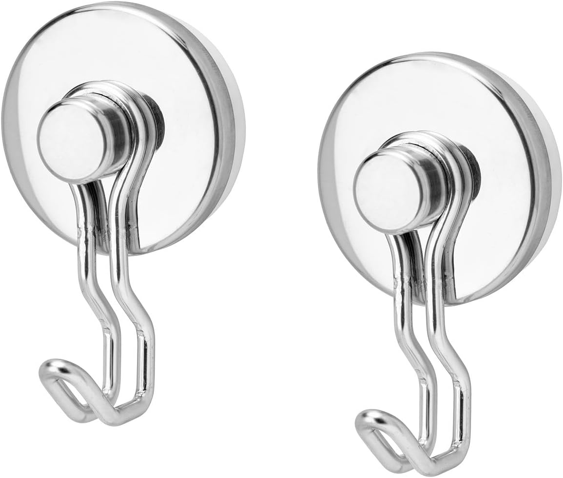 Zinc-Plated Steel Hook with Suction Cup, Stainless Steel, Wall-Mounted, Modern, Glass and Tile Compatible, Bathroom Storage