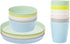 Ikea Kalas BPA Free Plastic Kids Tableware Set - Bowl, Plate, Cup and Cutlery - Pastel Colours
