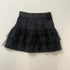 Black tiered ruffle skirt size 4 Cynthia Steffe