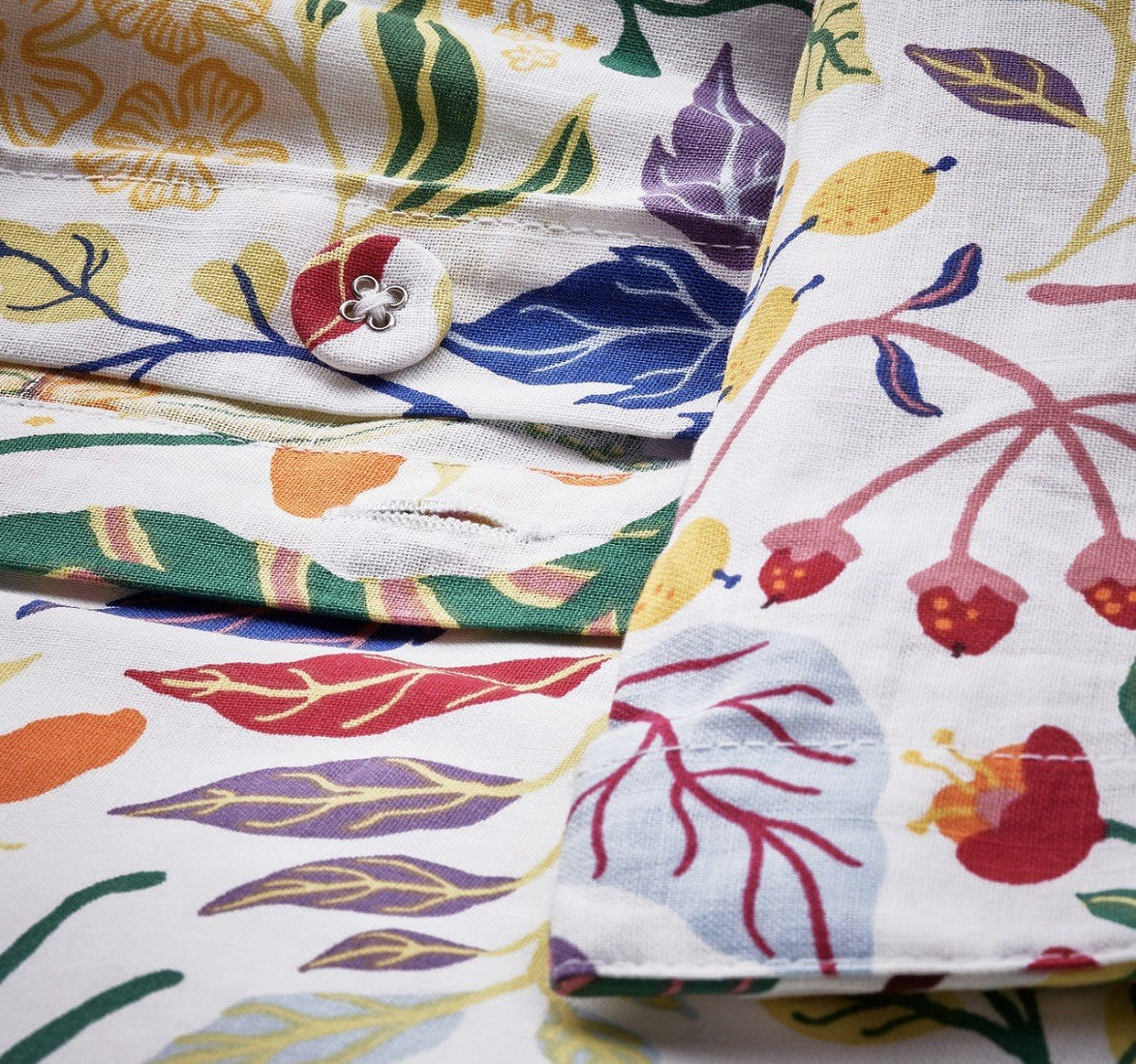 IKEA STRANDLUMMER Full/Queen Duvet cover + 2 pillowcases, White Floral, NEW