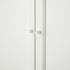 BILLY/OXBERG Bookcase, Living Room Cabinet with Doors 31 1/2x11 3/4x41 3/4 "White, Storage Furniture