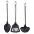 Ikea  3-piece kitchen utensil set, black/stainless steel