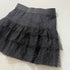 Black tiered ruffle skirt size 4 Cynthia Steffe