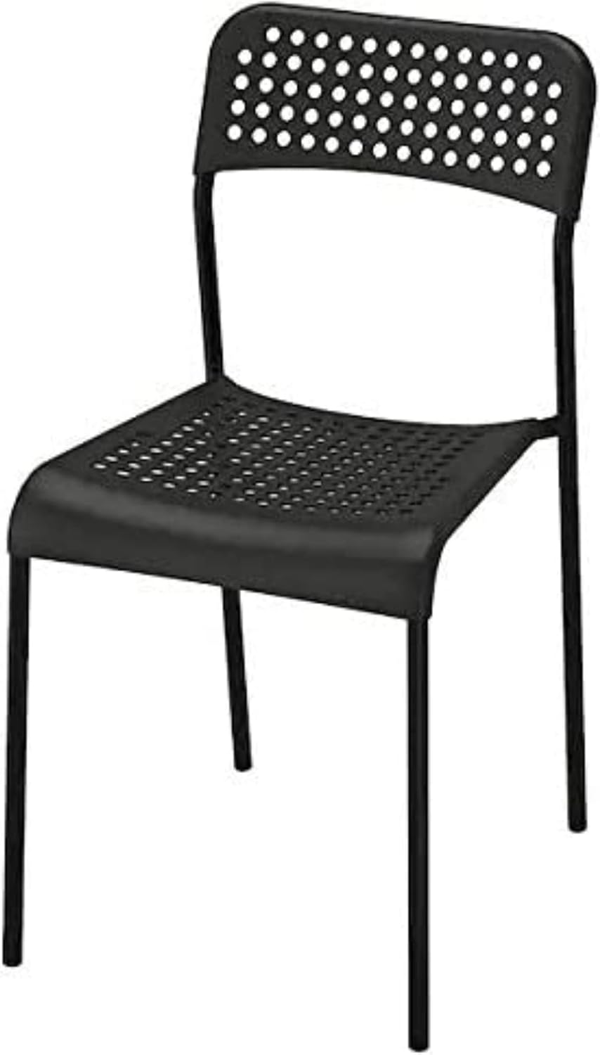 Ikea ADDE Chair, Black,(Pack of 2)